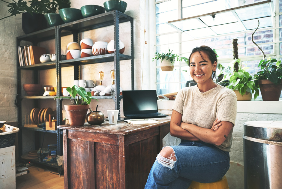 Female Shop Worker