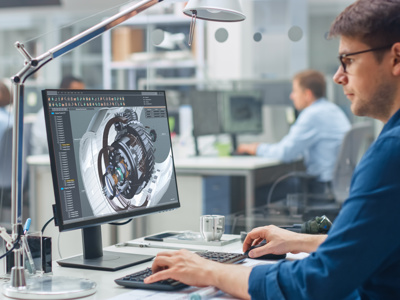 Architect Using Technology For Design