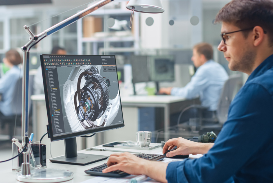 Architect Using Technology For Design